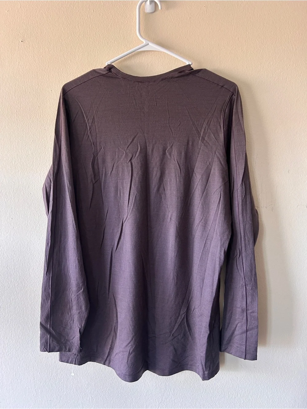 Purple REI merino wool baselayer top and bottom - Picture 4 of 10
